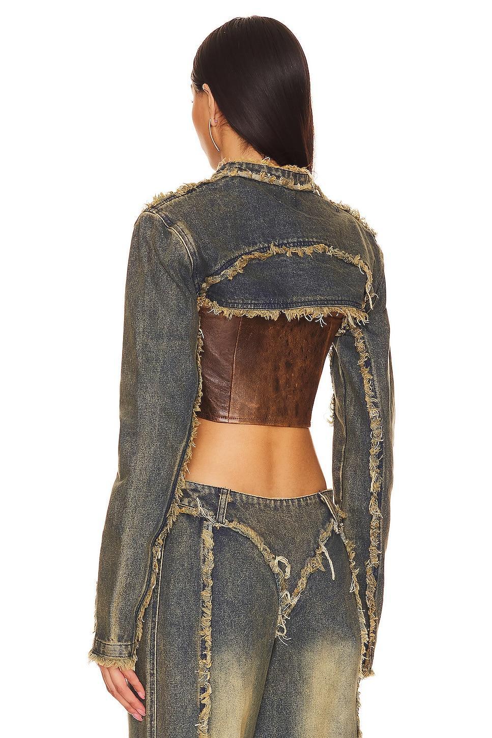 Crop Jacket 1XBLUE Product Image