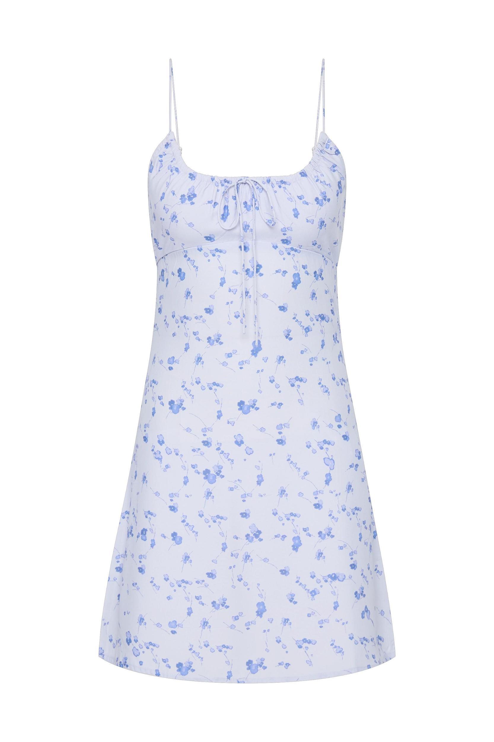 Pau Mini Dress Blossom Blue Product Image