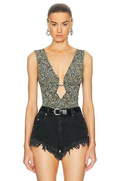 Isabel Marant Jillya Top in Yellow Product Image