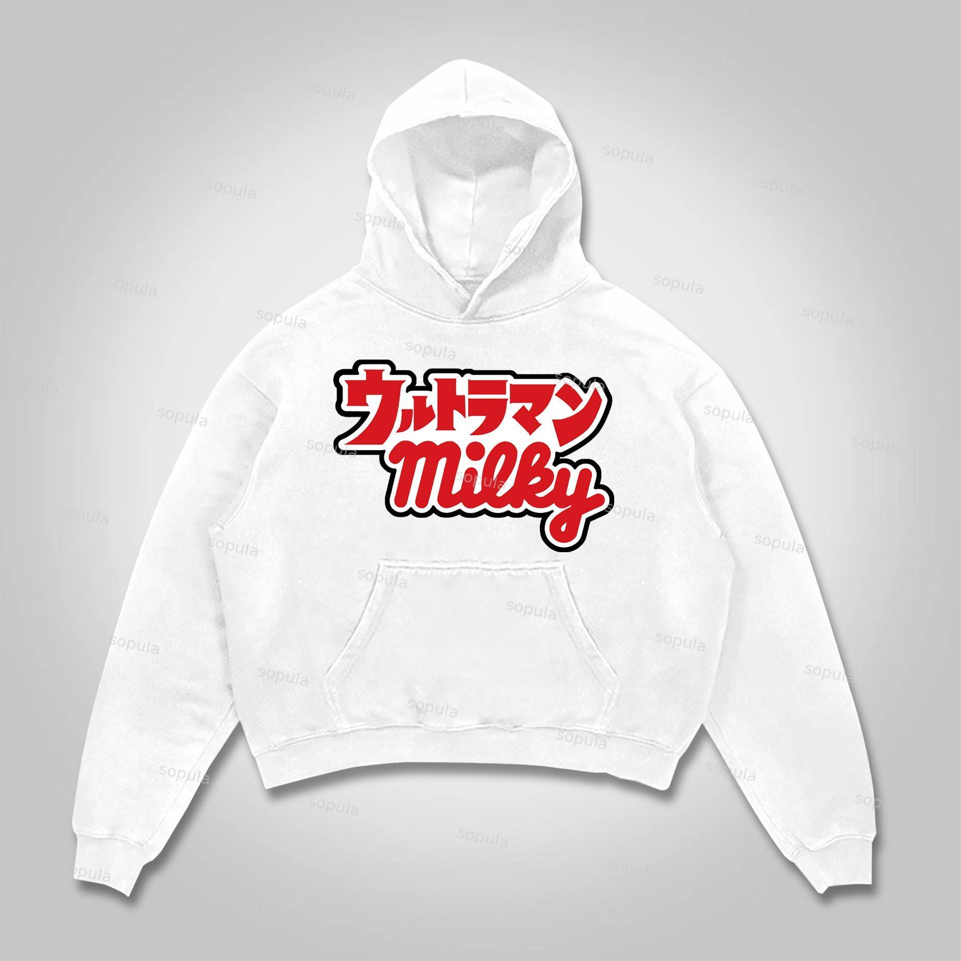 Sopula Limited Co-Branded Superman Logo Classic Graphics Cotton Pocket Hoodie Product Image