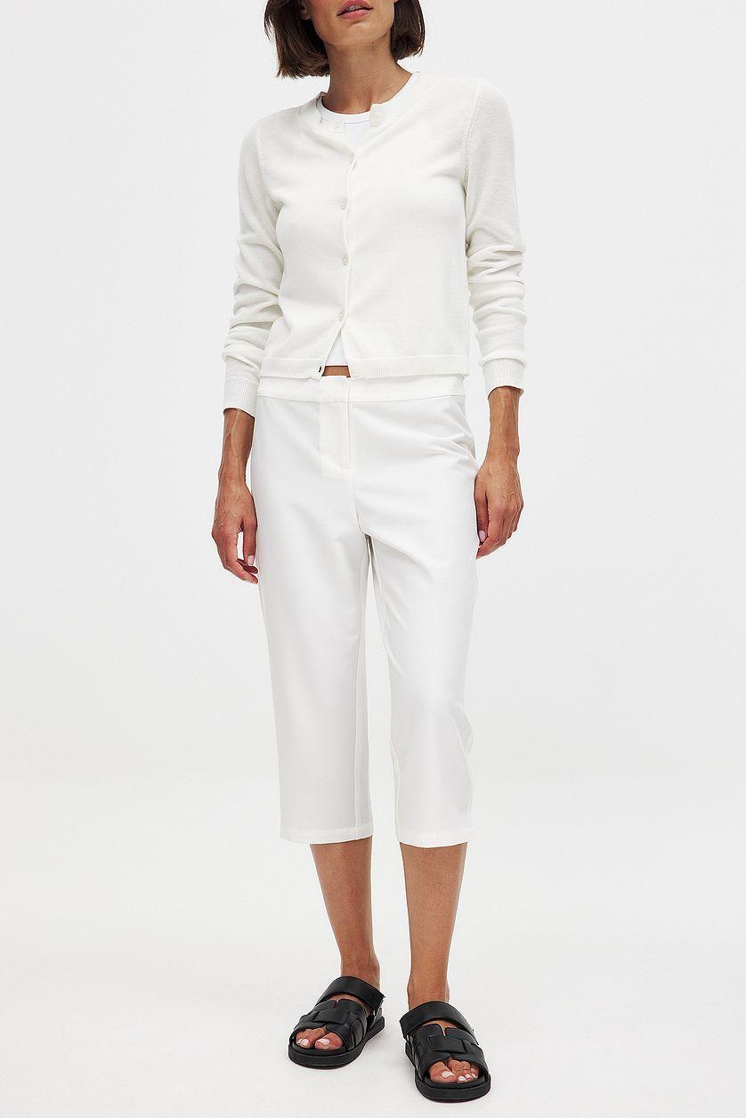 Low Waist Capri Pants Product Image