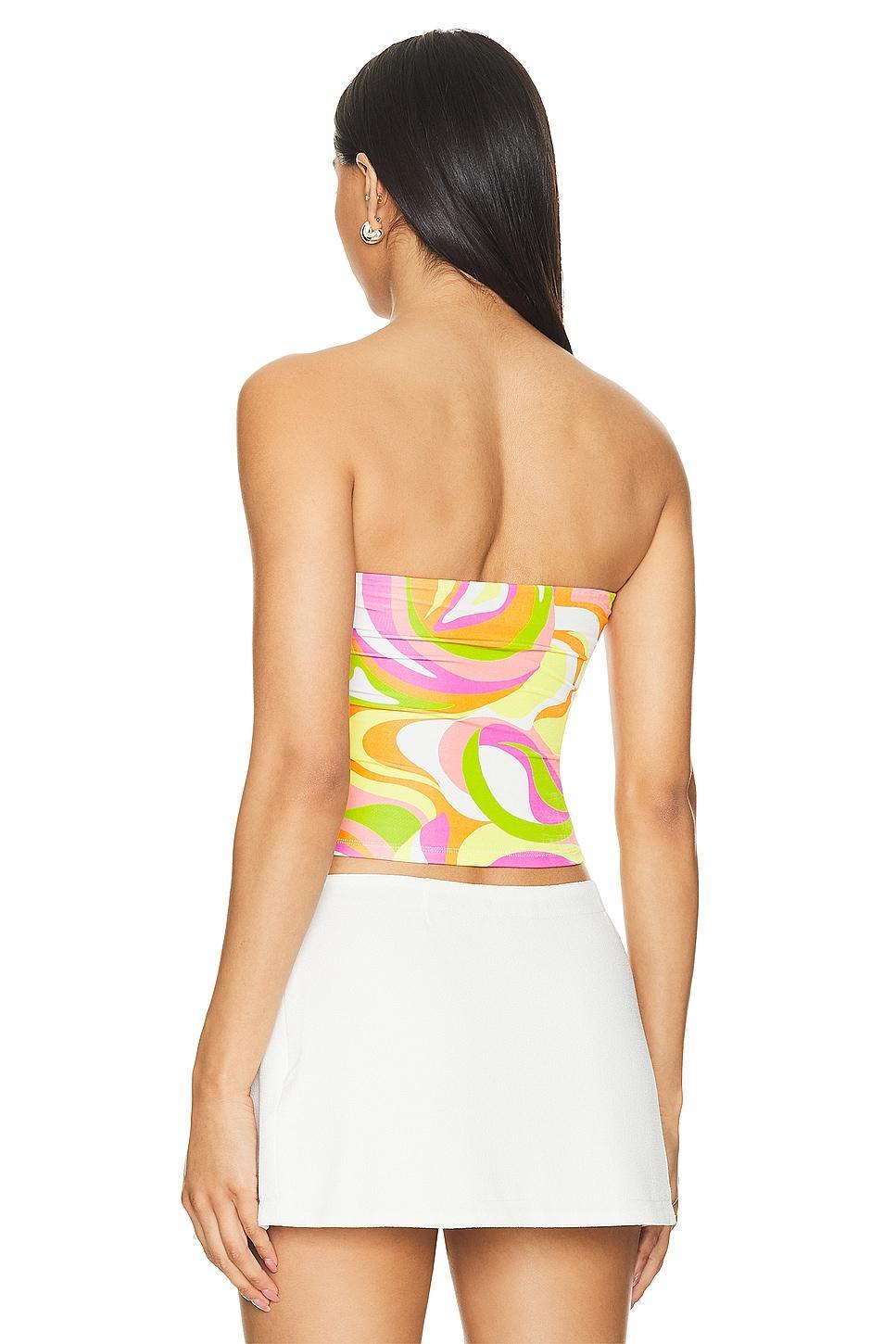 Lovers and Friends Layla Tube Top in Swirl Multi Product Image