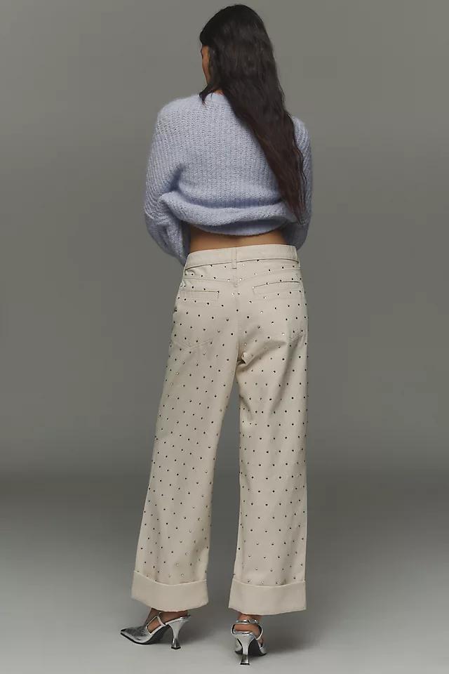 Pilcro Sparkle Relaxed Cuff Jeans Product Image