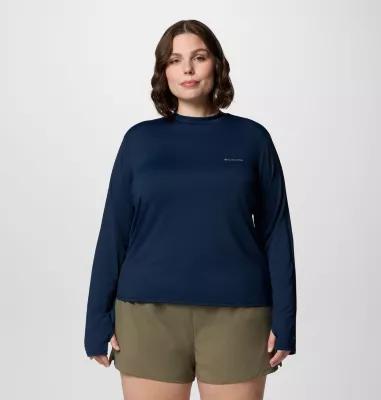 Women's Columbia Chill River Long Sleeve Mock Neck Top, Size: 3XL, Yellow Wash Product Image