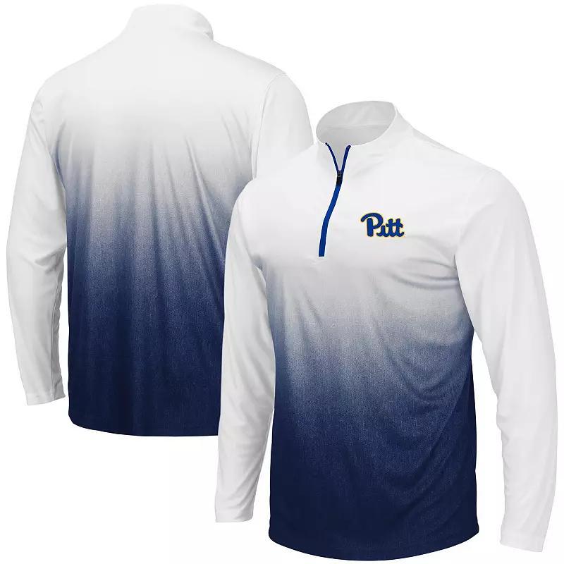 Men's Colosseum Navy Pitt Panthers Magic Team Logo Quarter-Zip Jacket, Size: Medium, Blue Product Image