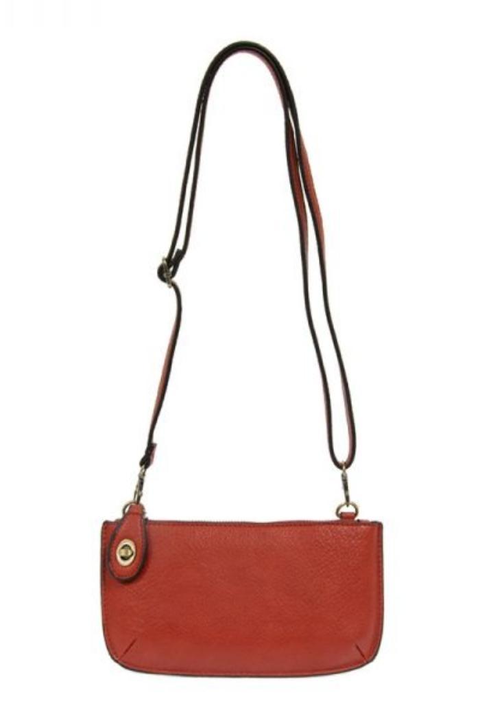 Mini Crossbody Wristlet Clutch (Cherry Red) Product Image