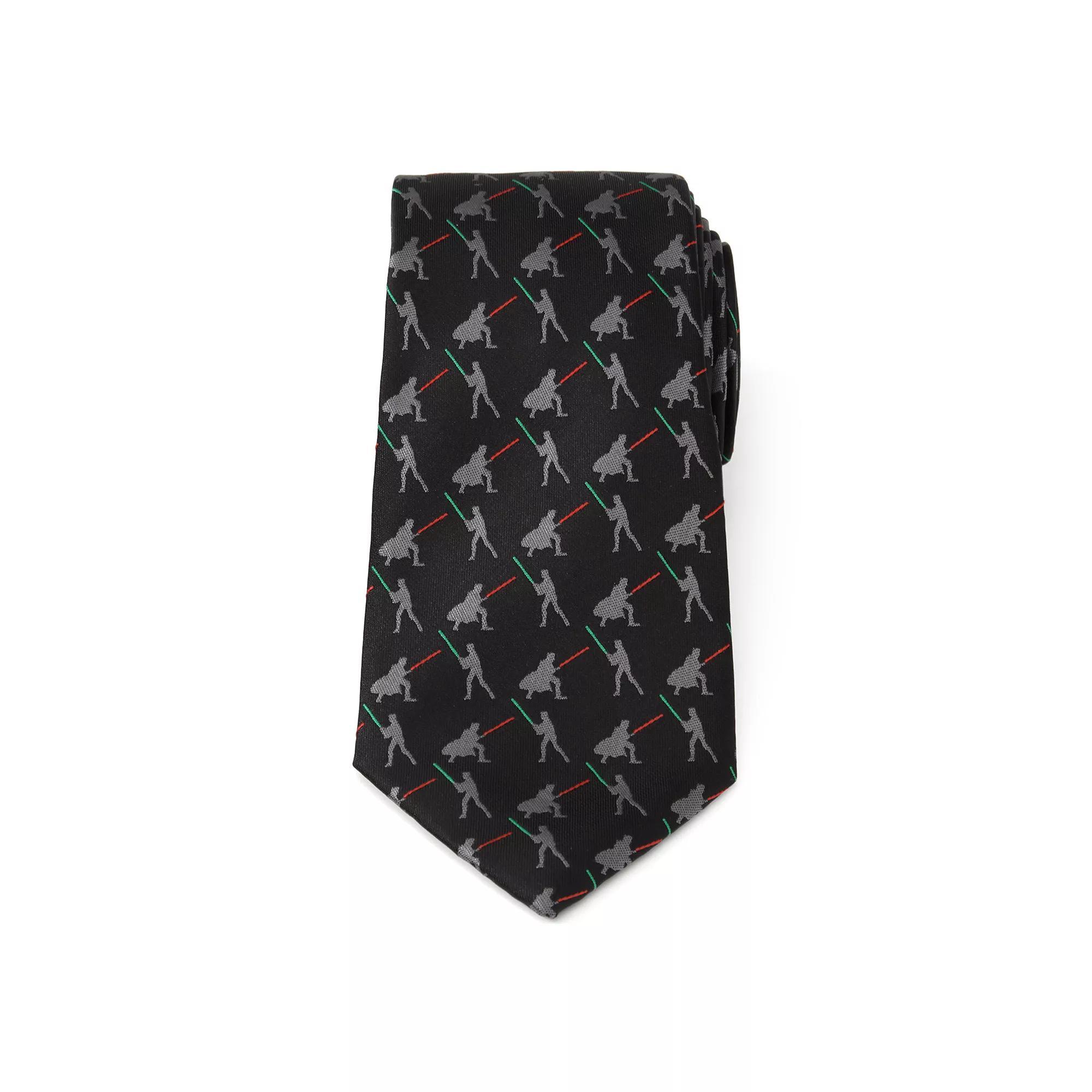 Men's Star Wars Tie, Lightsaber Black Product Image