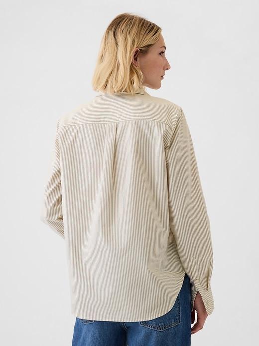 Sheer Lace Classic Shirt Product Image
