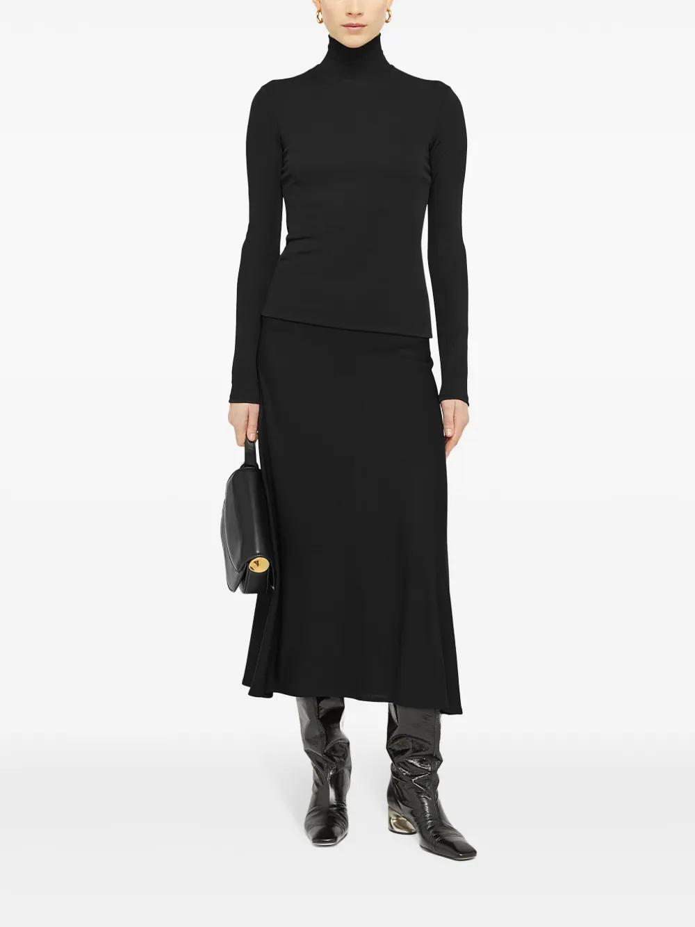 JIL SANDER Straight Maxi Skirt In Multicolor Product Image