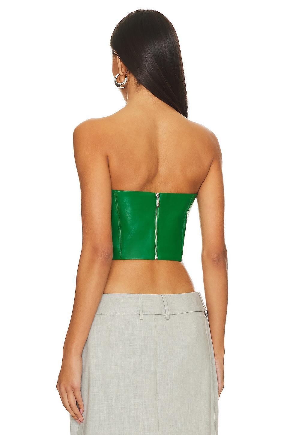 Leather Corset Top Rozie Corsets Product Image