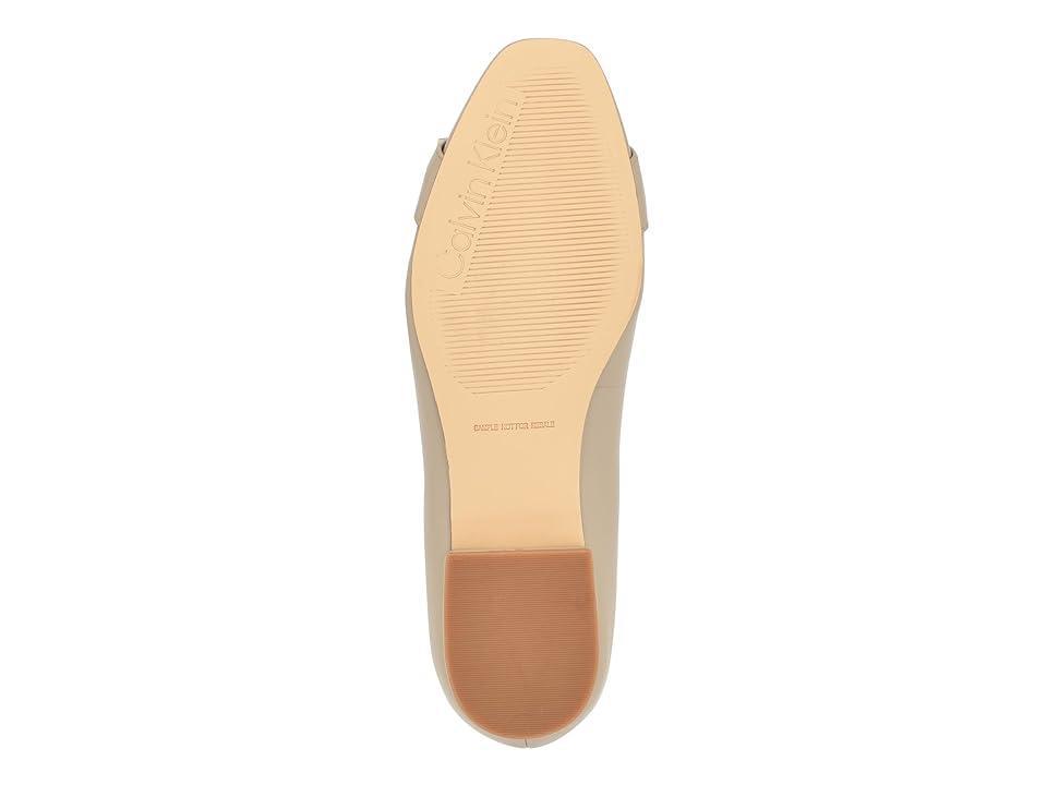 Calvin Klein Crystil Leather) Women's Flat Shoes Product Image