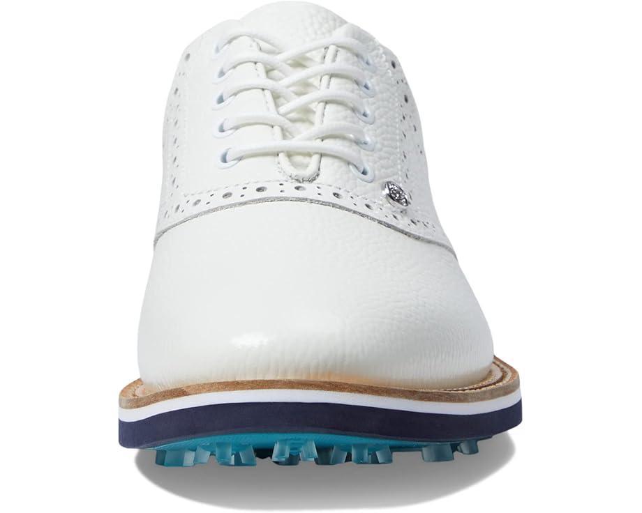 Gallivanter Debossed Skull & Ts Leather Golf Shoes Product Image