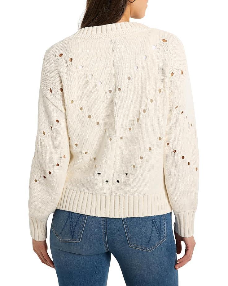 Easy V-neck Pure Cotton Sweater Product Image