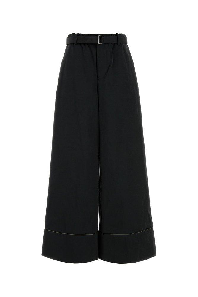 SACAI Belted Suiting Trousers In Black Product Image