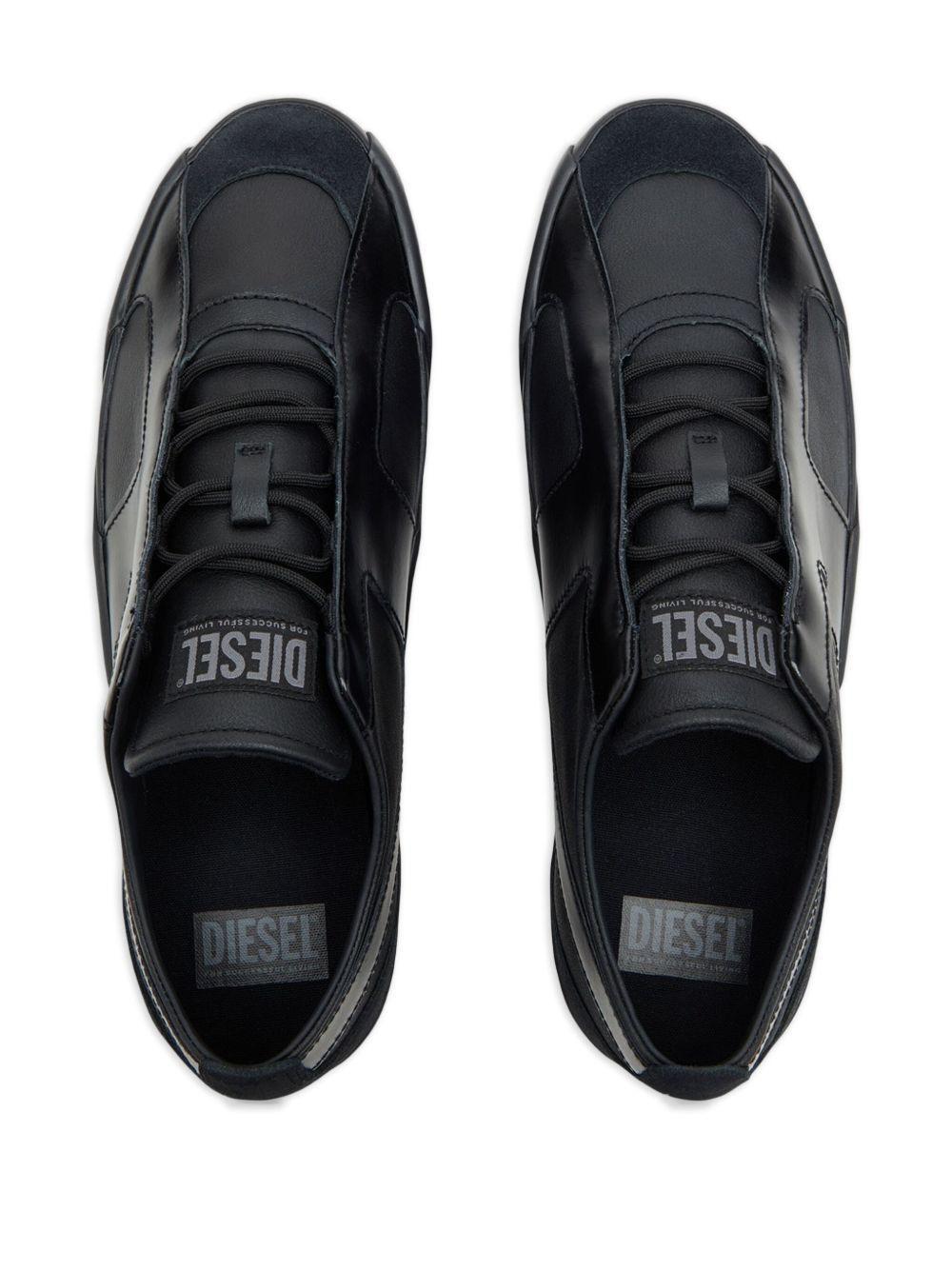 Slante leather sneakers Product Image