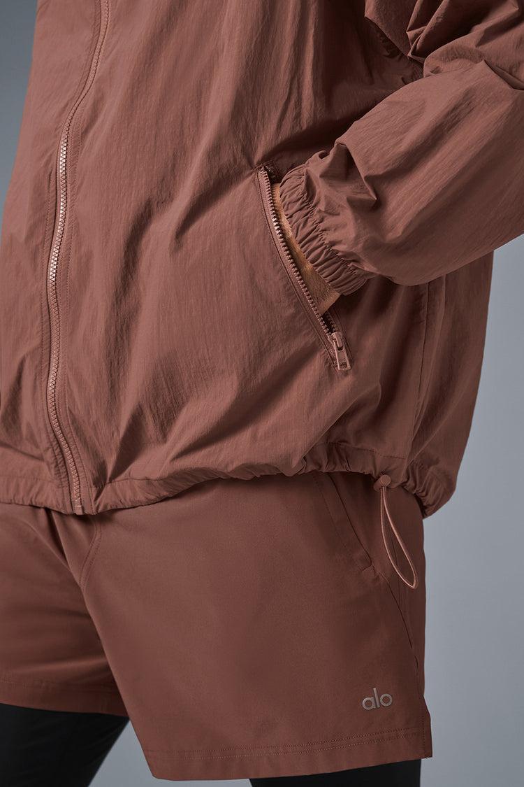 Vantage Nylon Ripstop Track Jacket - Chestnut Product Image