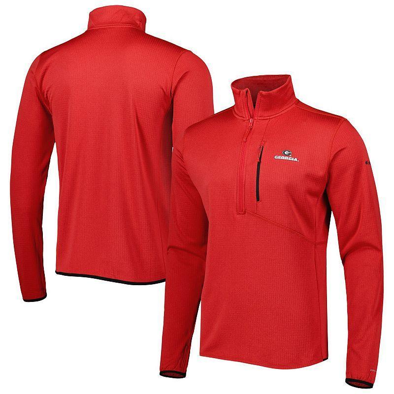 Mens Columbia Georgia Bulldogs Park View Omni-Wick Half-Zip Top Product Image