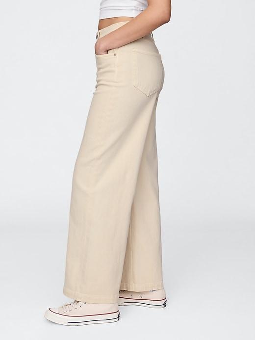 High Rise Stride Wide-Leg Jeans Product Image