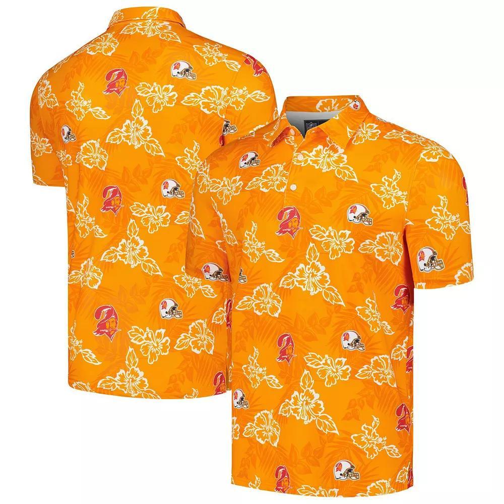 Men's Reyn Spooner Orange Tampa Bay Buccaneers Throwback Pua Performance Polo, Size: Large Product Image
