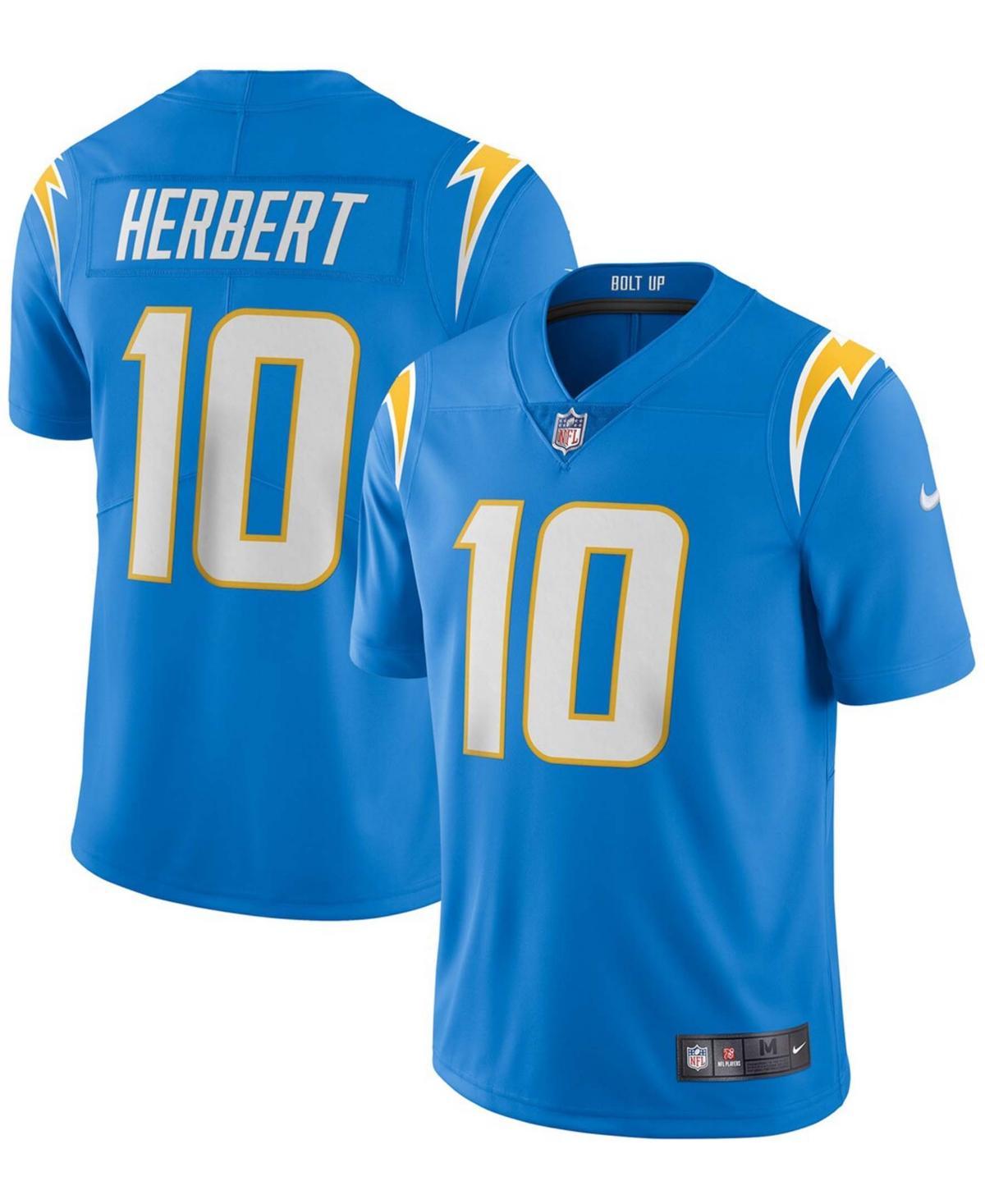 Men's Nike Justin Herbert Powder Blue Los Angeles Chargers Vapor Limited Jersey, Size: Small, Light Product Image