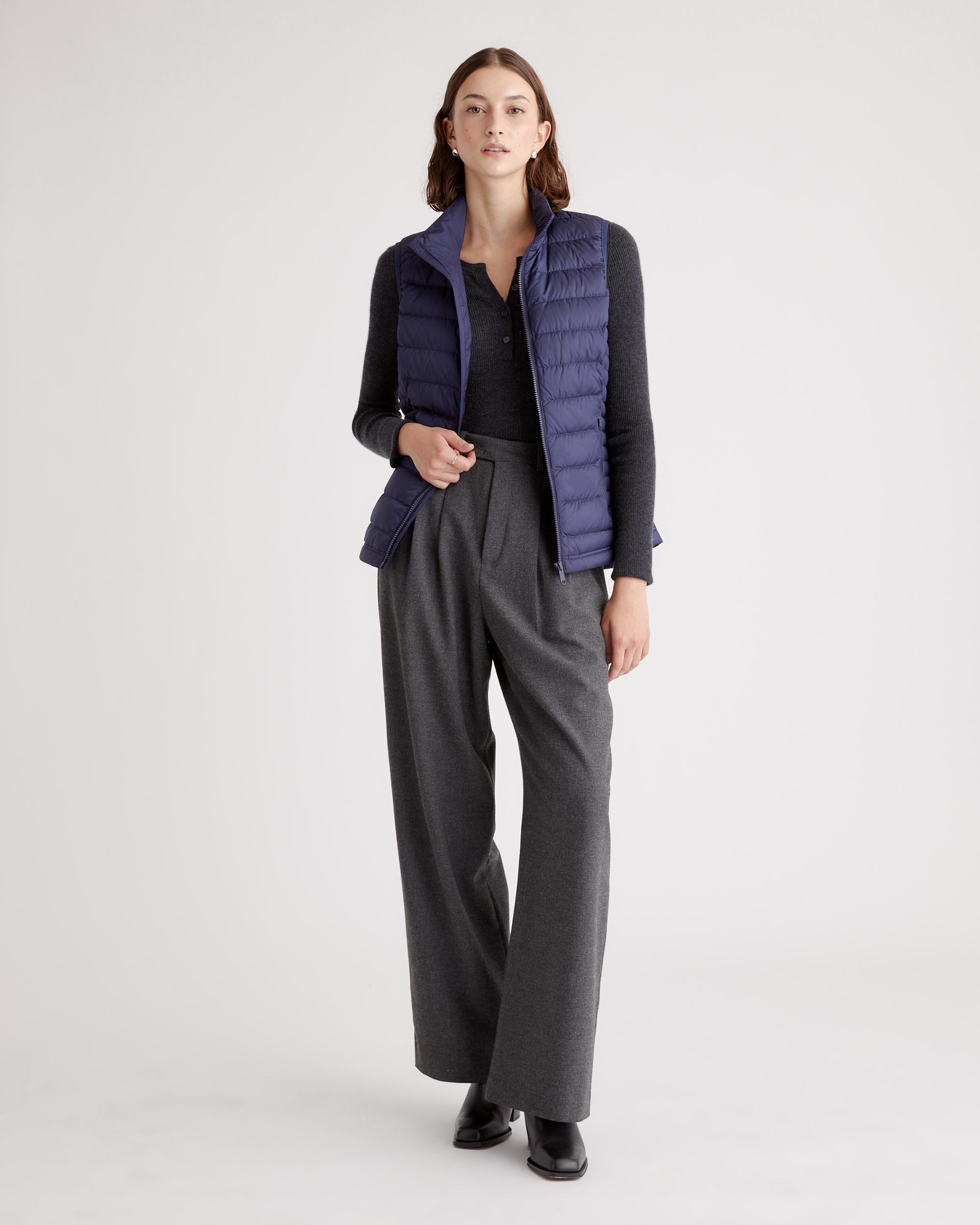 Quince | Women's Lightweight Down Packable Puffer Vest Recycled Polyester Product Image