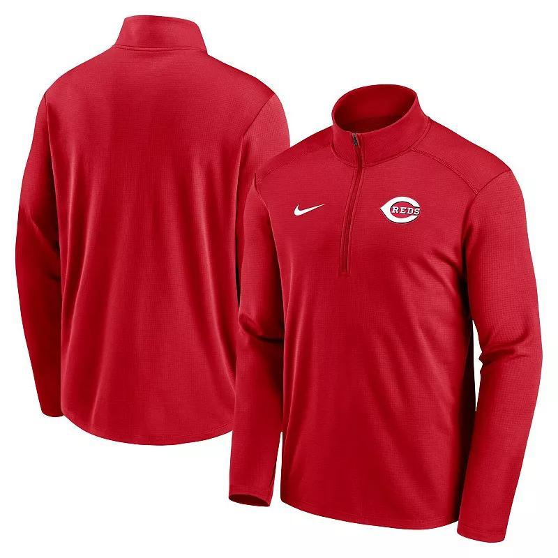 Mens Nike Anthracite Los Angeles Chargers Logo Pacer Performance Half-Zip Jacket Product Image