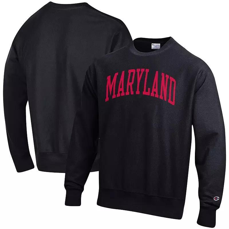 Men's Champion Navy Auburn Tigers Arch Reverse Weave Pullover Sweatshirt, Size: Small, Blue Product Image