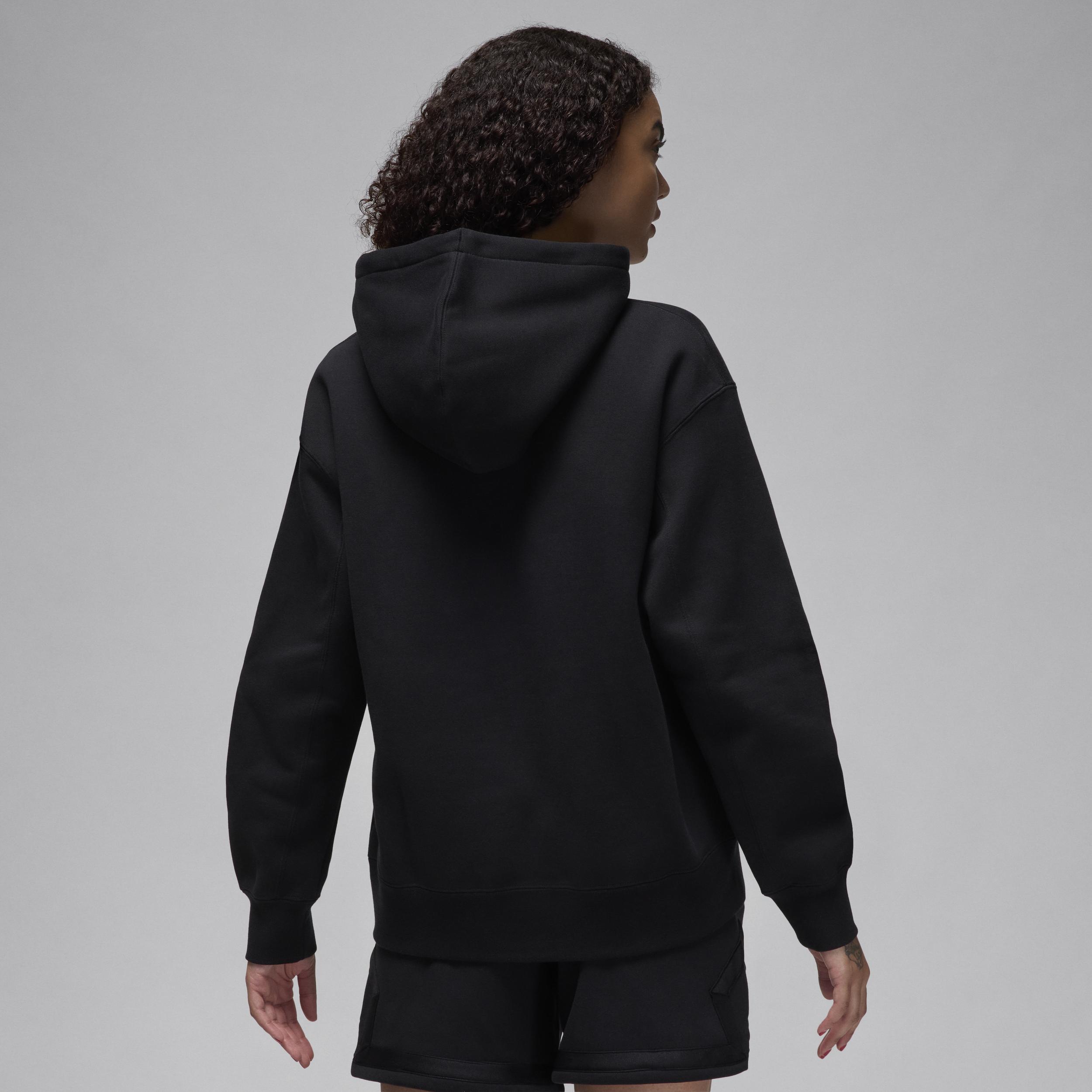 Women's Jordan Flight Fleece Satin-Lined Pullover Hoodie Product Image