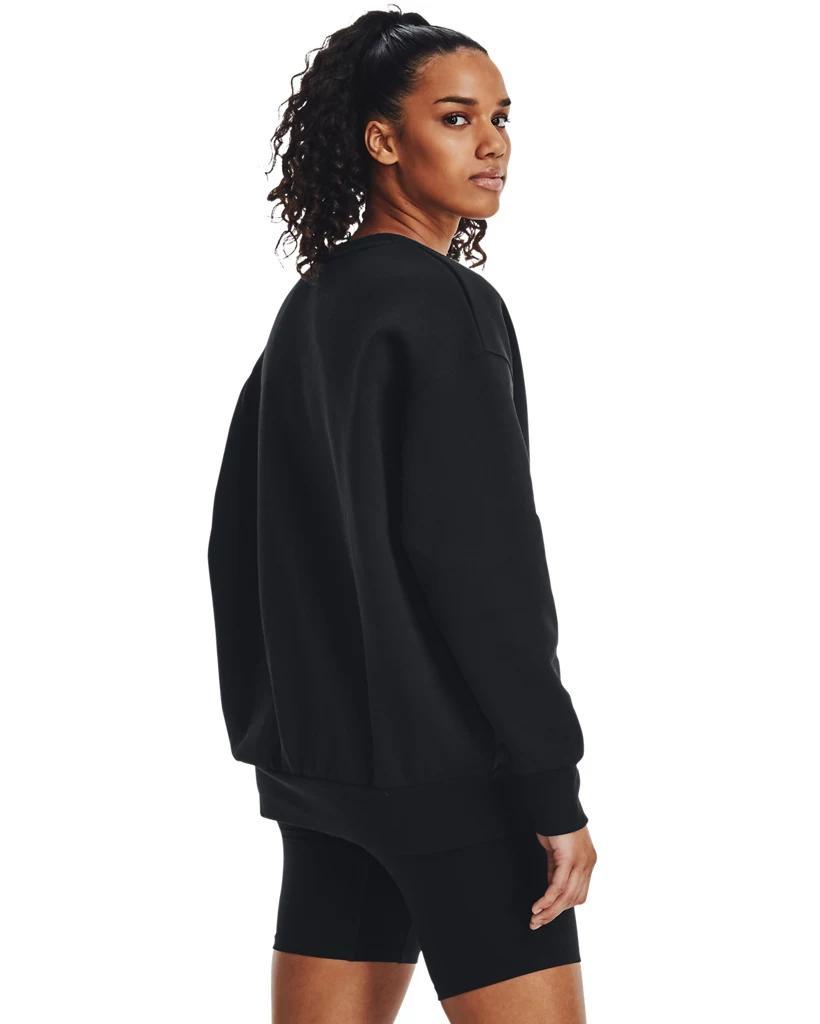 UA Icon Fleece Womens Oversized Crew Product Image