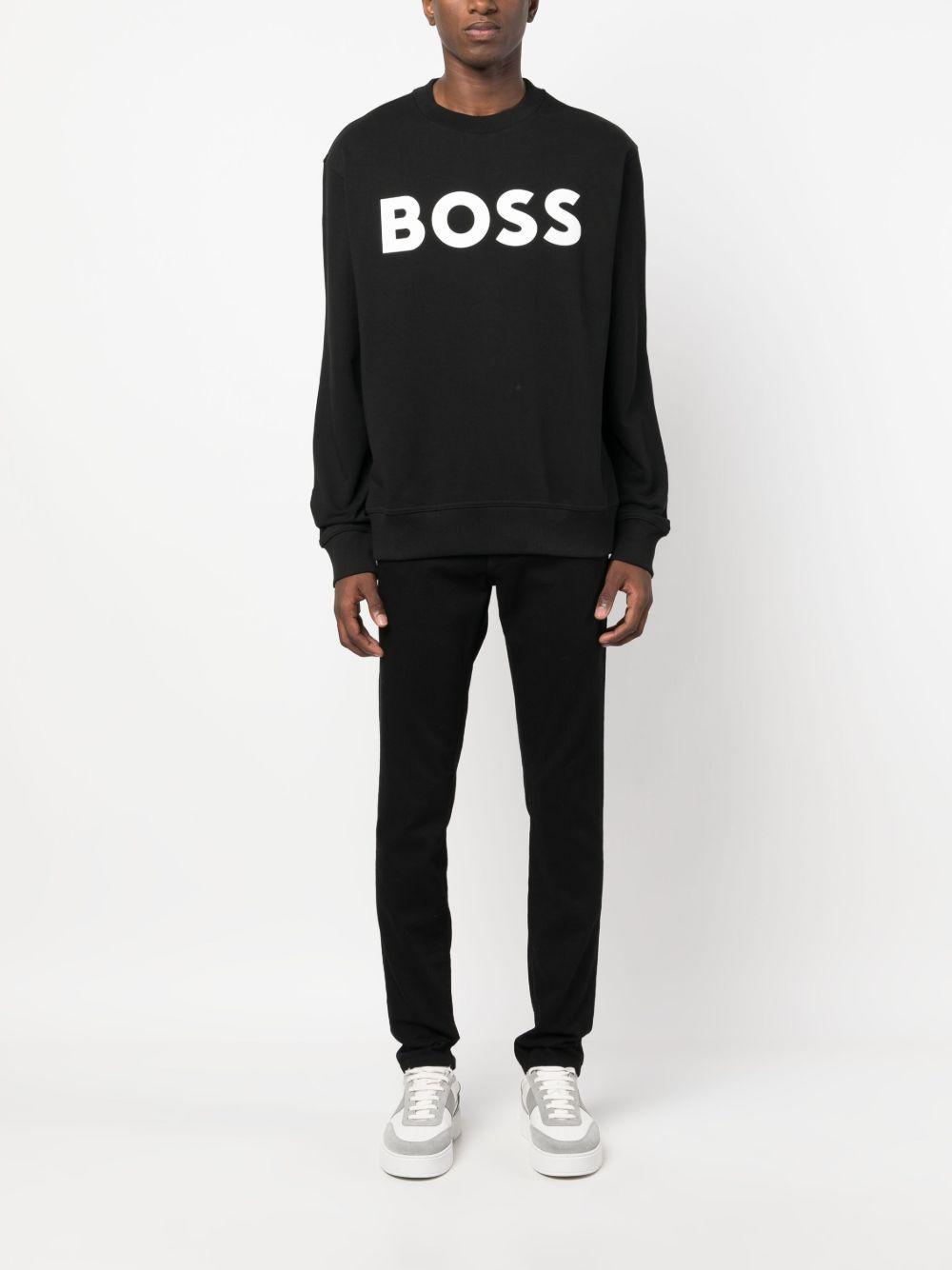 logo-print cotton sweatshirt Product Image