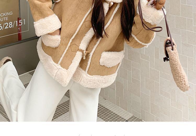 Faux Fur Toggle Coat Product Image