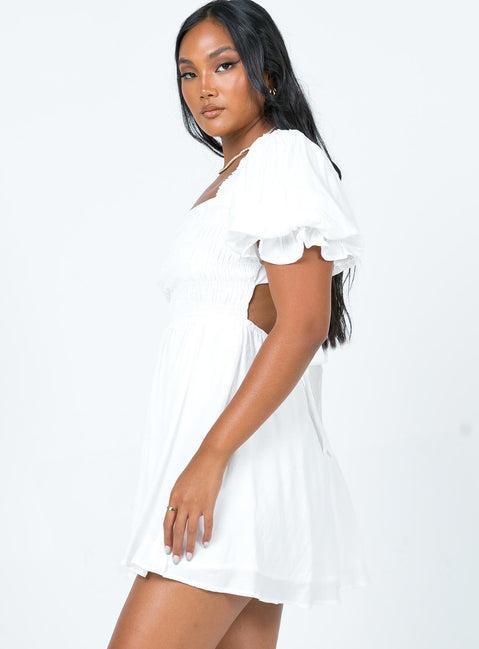 Dani Mini Dress White Product Image