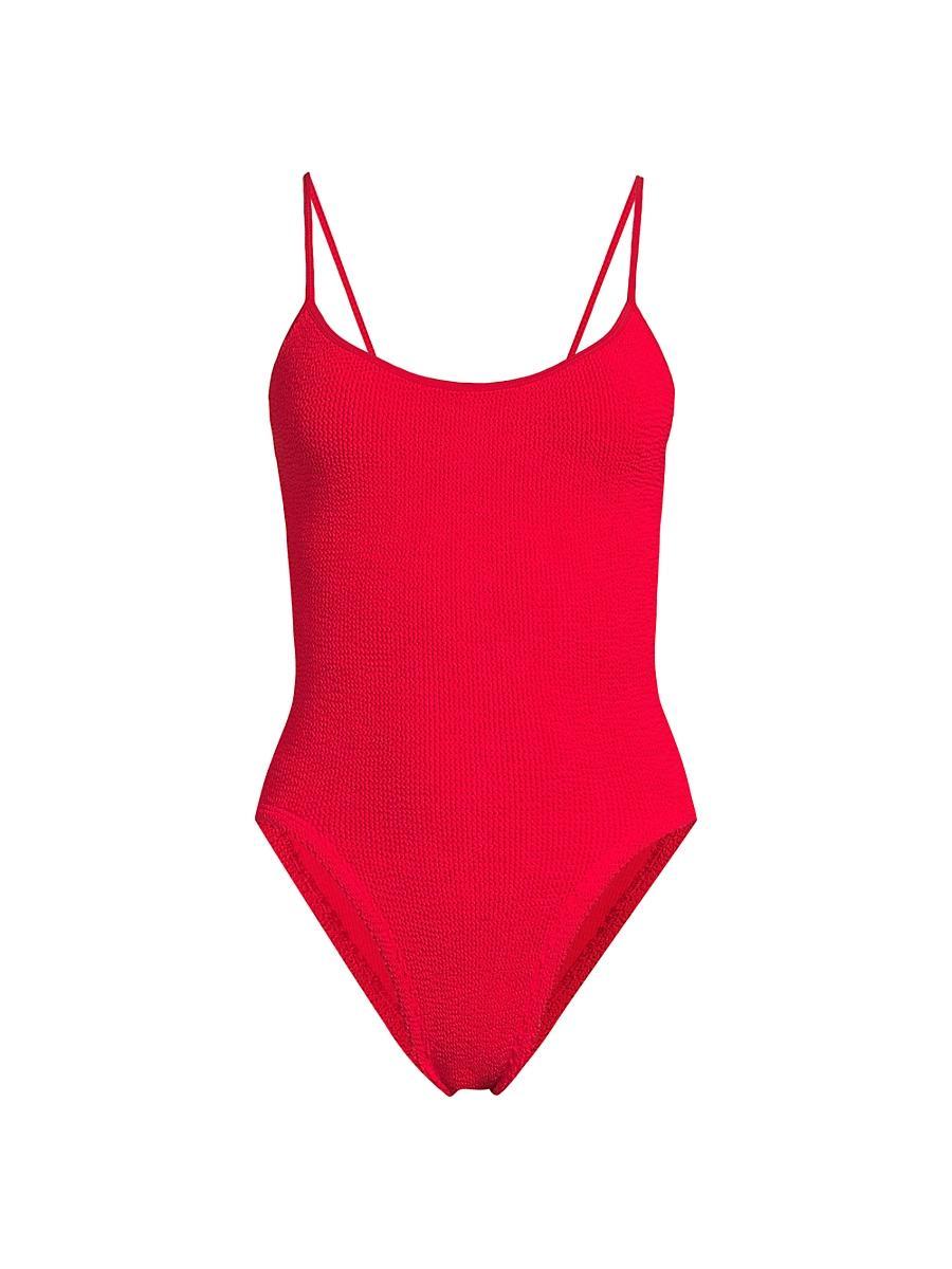 Hunza G Pamela One Piece Swimsuit Bubblegum One Size Product Image