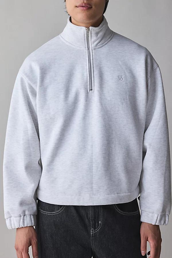 Standard Cloth Jump Shot Quarter Zip Pullover Sweatshirt Mens at Urban Outfitters Product Image