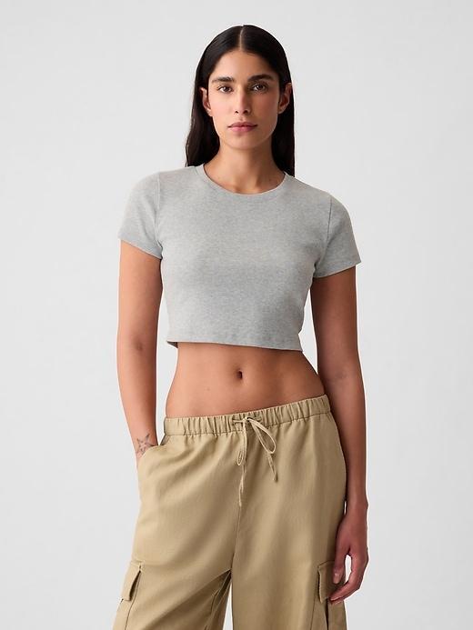 Modern Rib Cropped T-Shirt Product Image