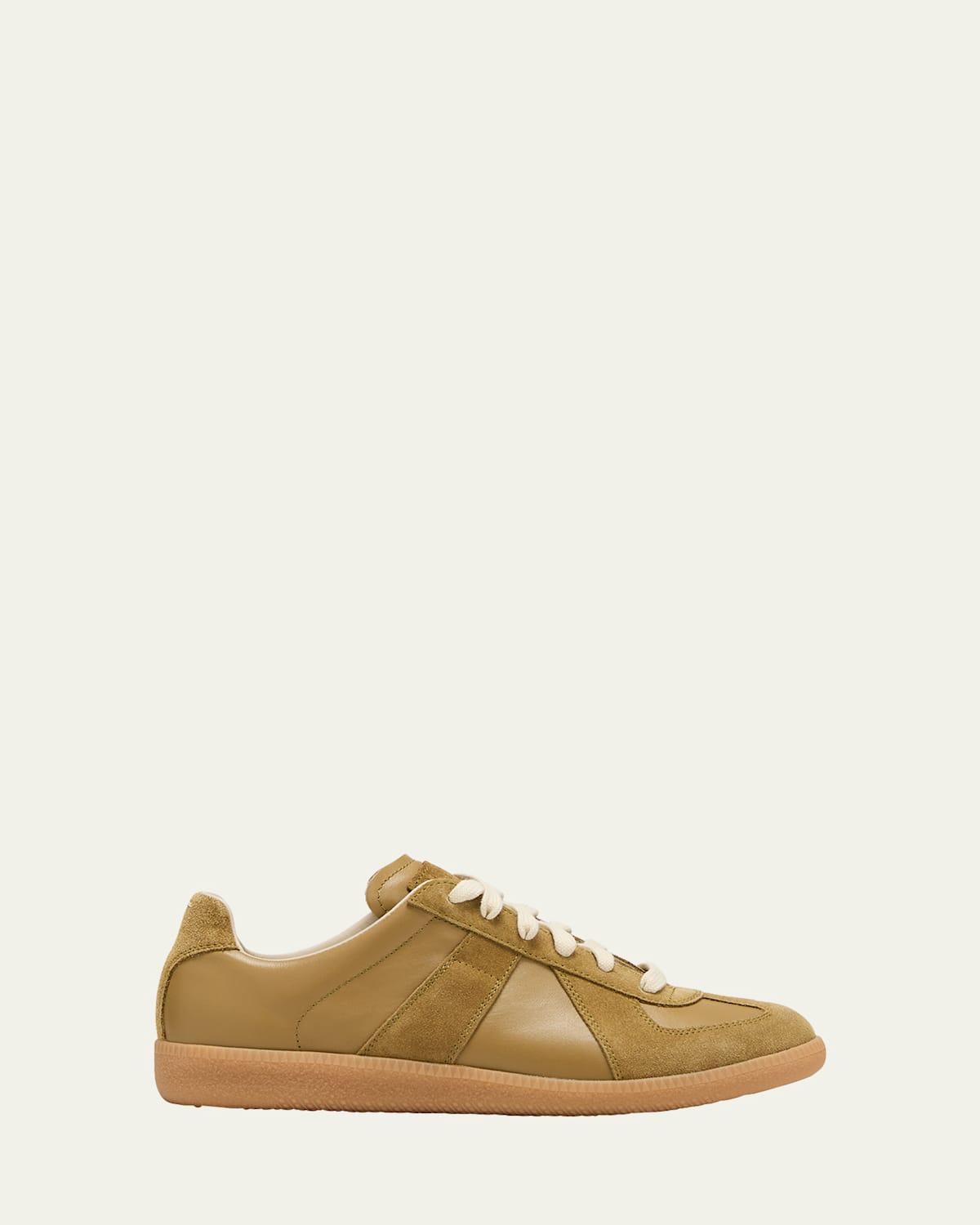 Replica Suede & Leather Sneakers Product Image