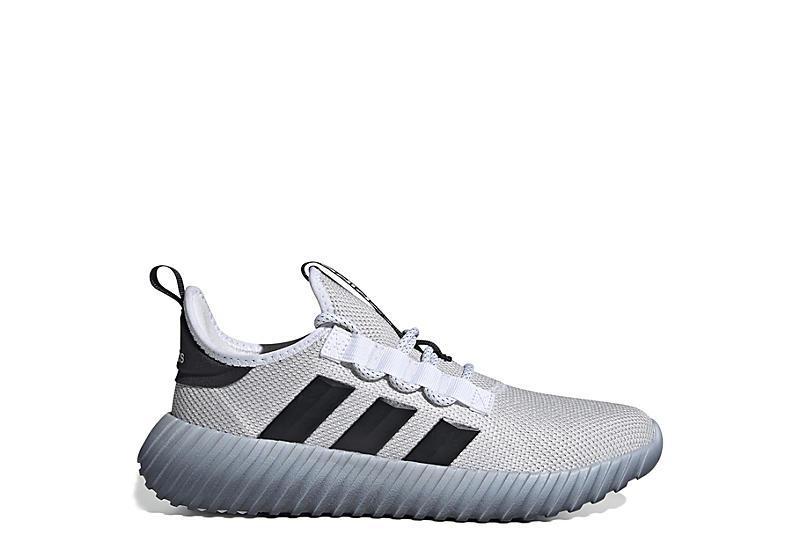 adidas Kaptir 3.0 3-Stripe Men's Running Shoes, Size: 13, White Black Gray Product Image