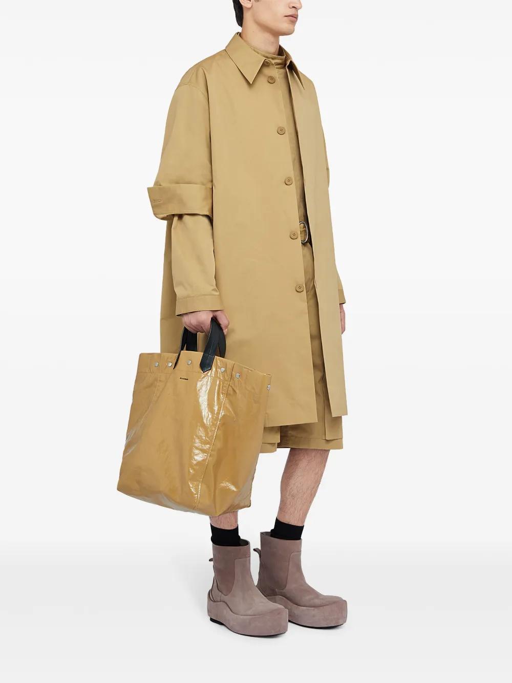 JIL SANDER Kleine 2way Tote Bag In Nude Product Image