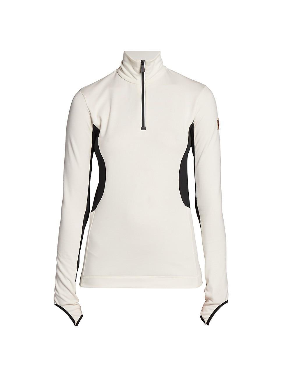 Colorblock Quarter-Zip Sweatshirt Product Image