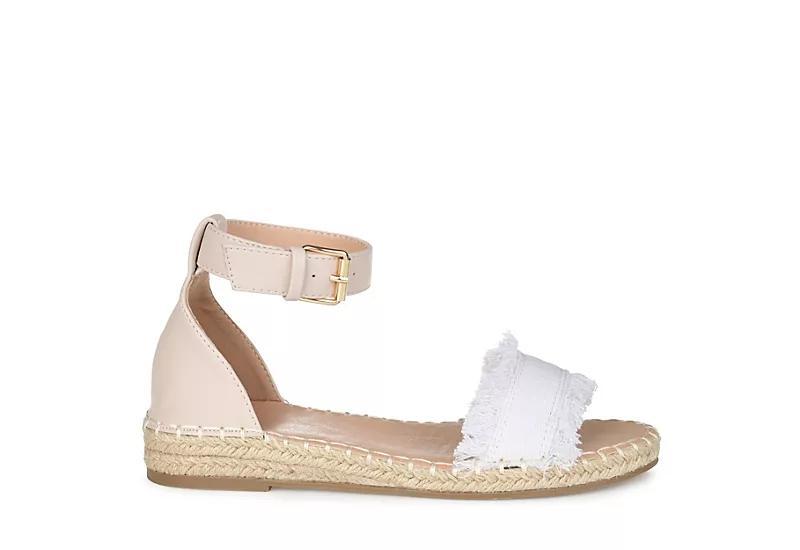 Journee Tristeen Women's Espadrille Sandals, Size: 8.5, White Product Image