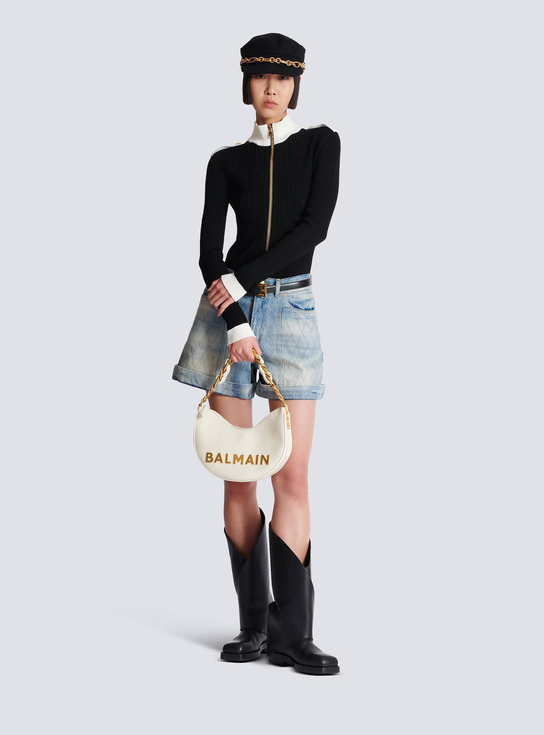 1945 Soft Moon crinkled calfskin leather bag Product Image