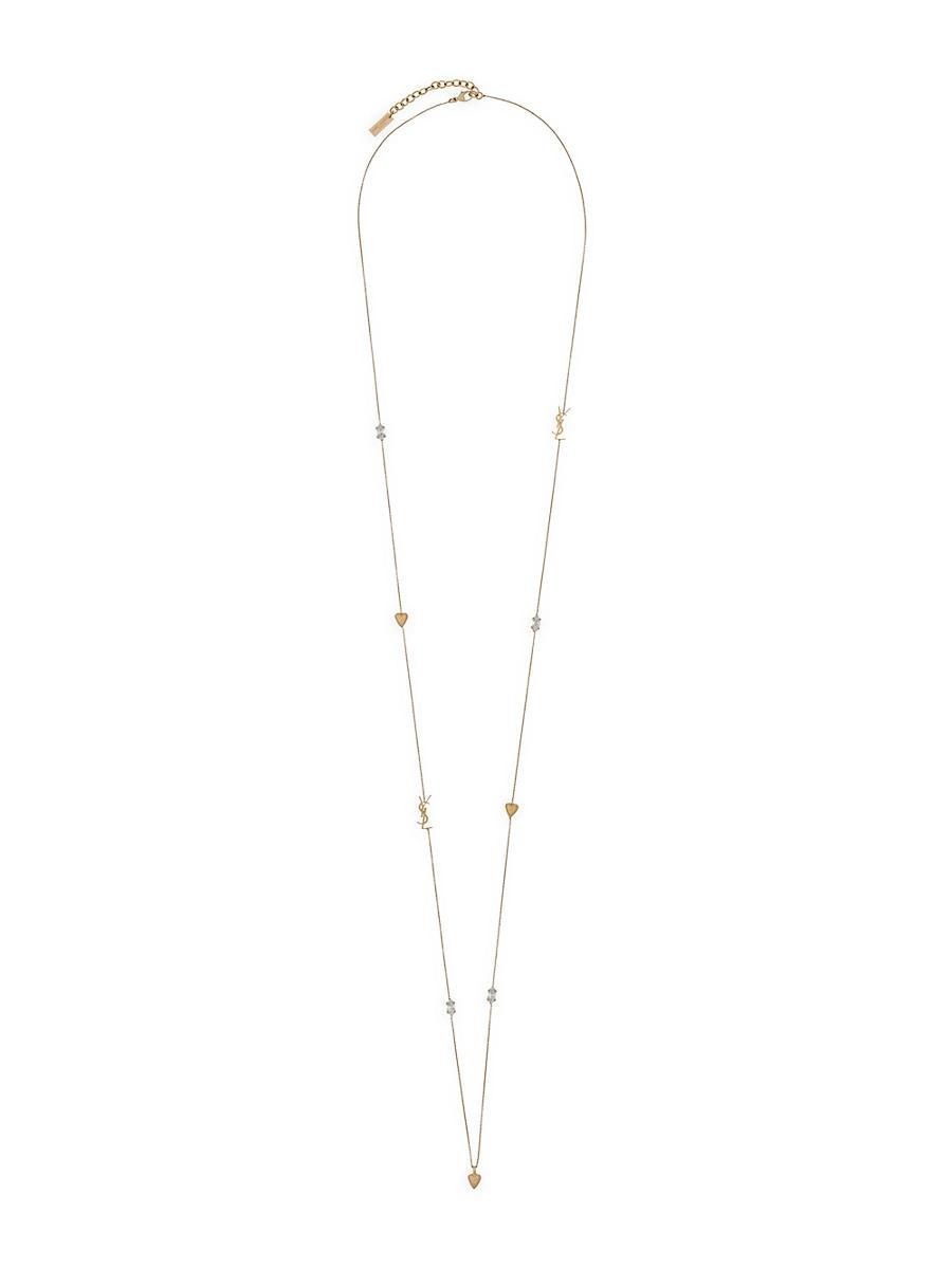 Womens Goldtone Long Necklace Product Image
