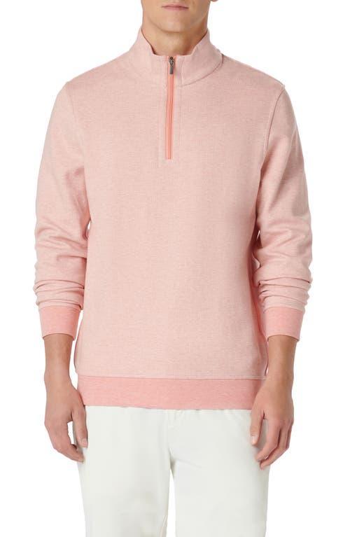 Mens Cotton-Blend Quarter-Zip Sweatshirt Product Image