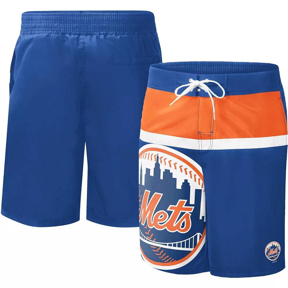 Men's G-III Sports by Carl Banks Royal New York Mets Sea Wind Swim Shorts, Size: XL, Blue Product Image