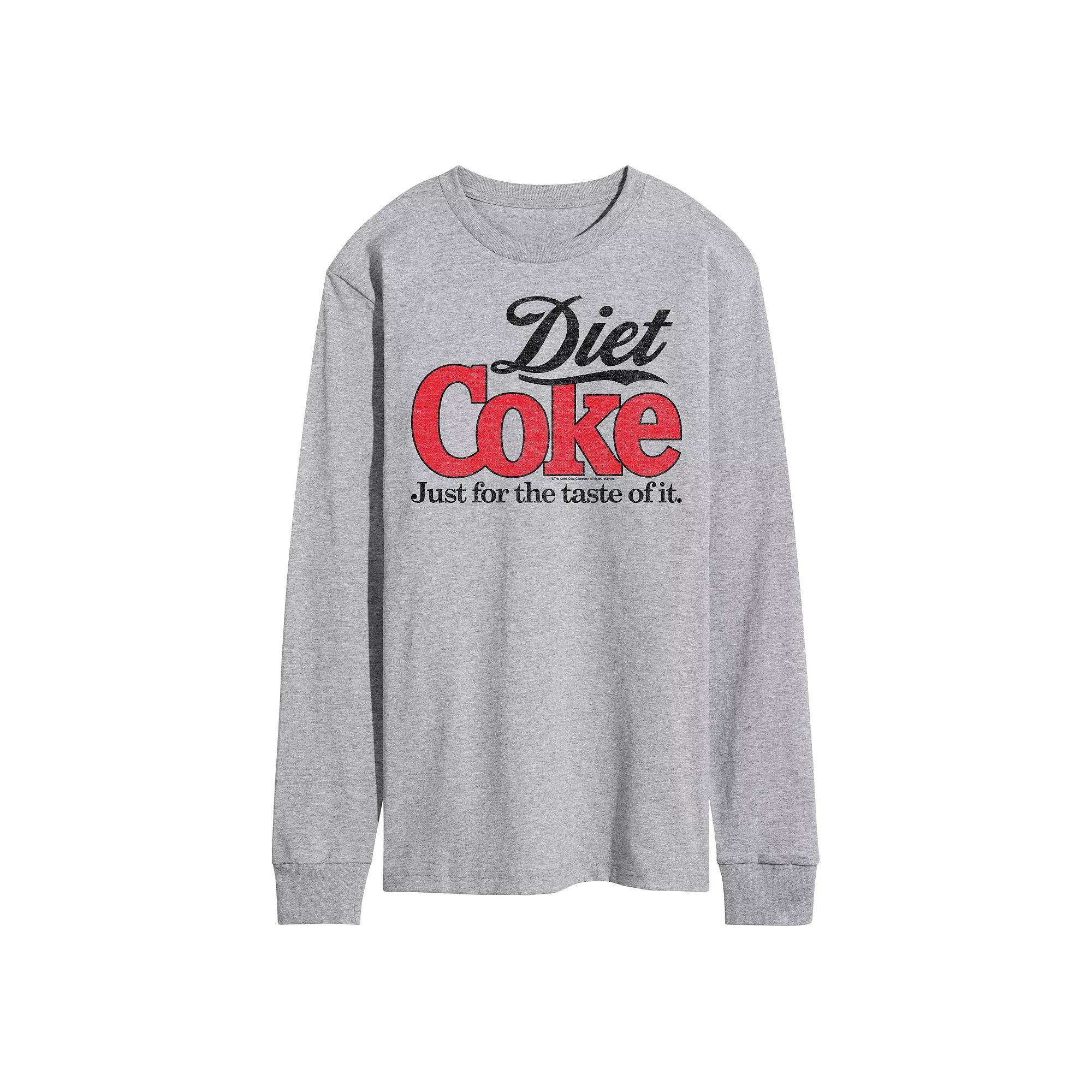 Mens Diet Coke Retro Logo Long Sleeve Graphic Tee Product Image