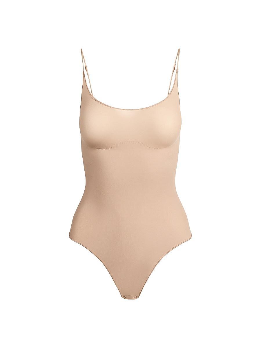 Womens Sheer Seamless Thong Bodysuit Product Image