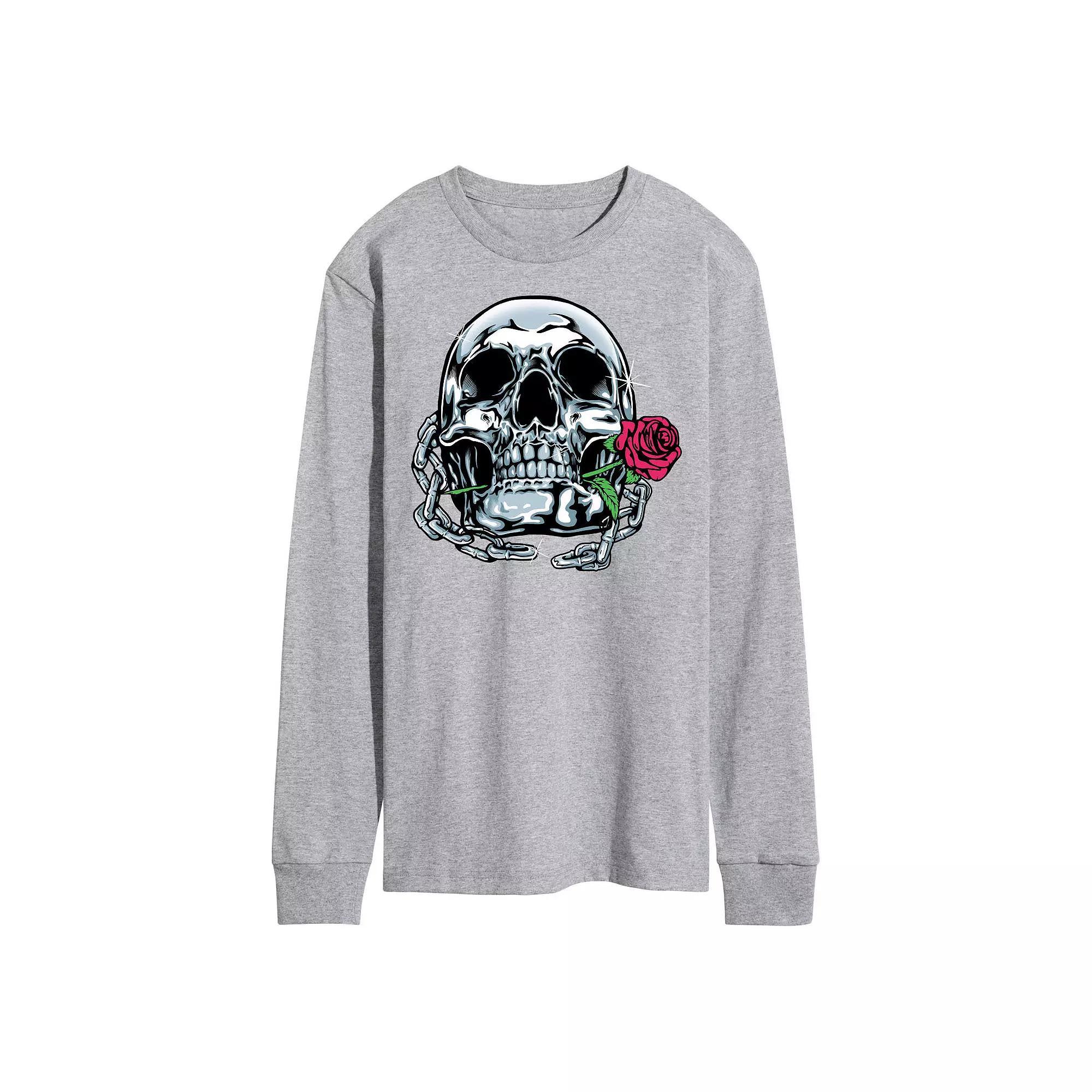Mens Shiny Skull Tee Product Image