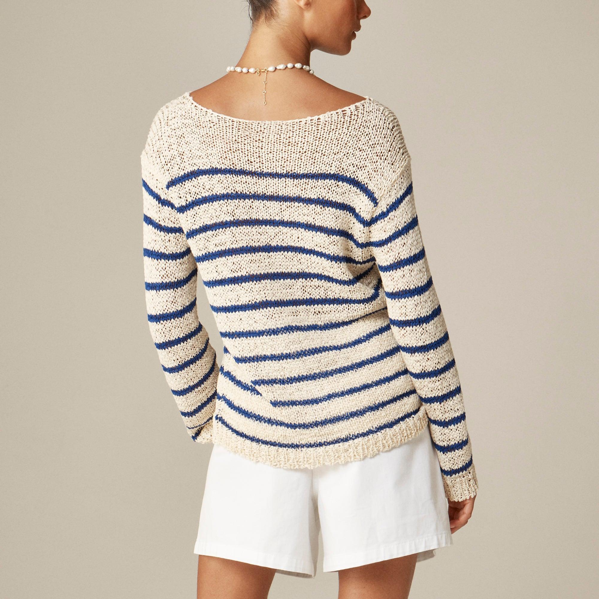 Montauk pullover sweater in stripe Product Image