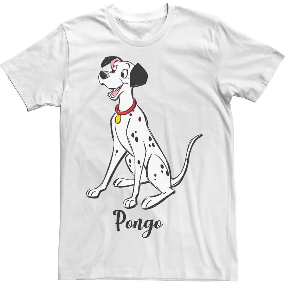 Disney's 101 Dalmatians Perdita Big Face Men's Tee, Size: XL, White Product Image