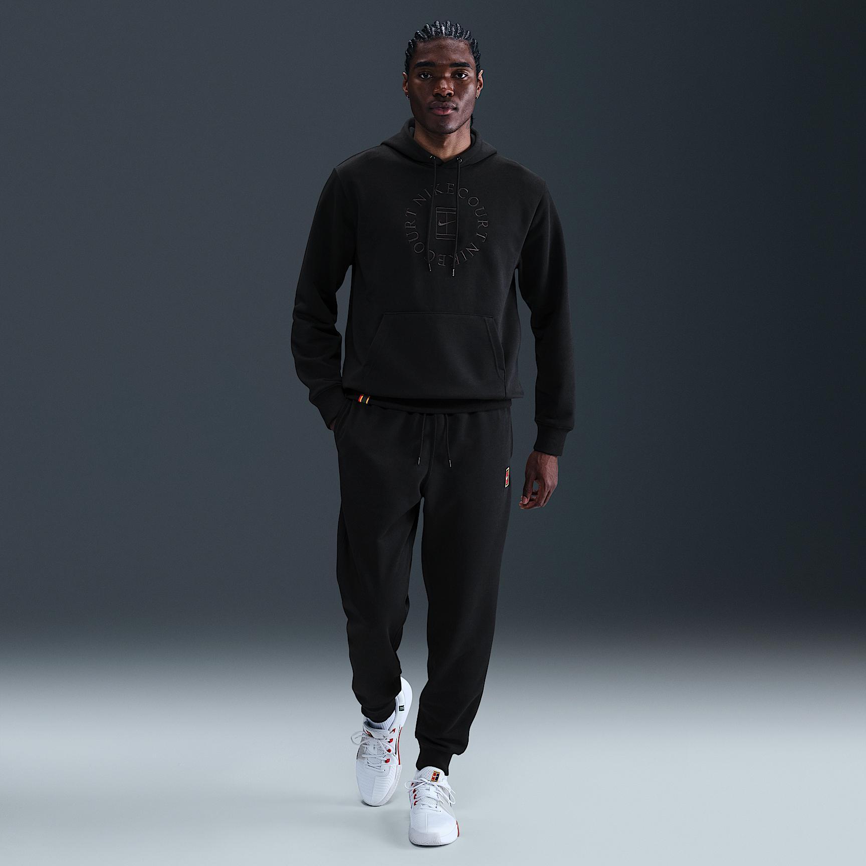 Nike Men's Court Heritage Dri-FIT French Terry Tennis Pullover Hoodie Product Image